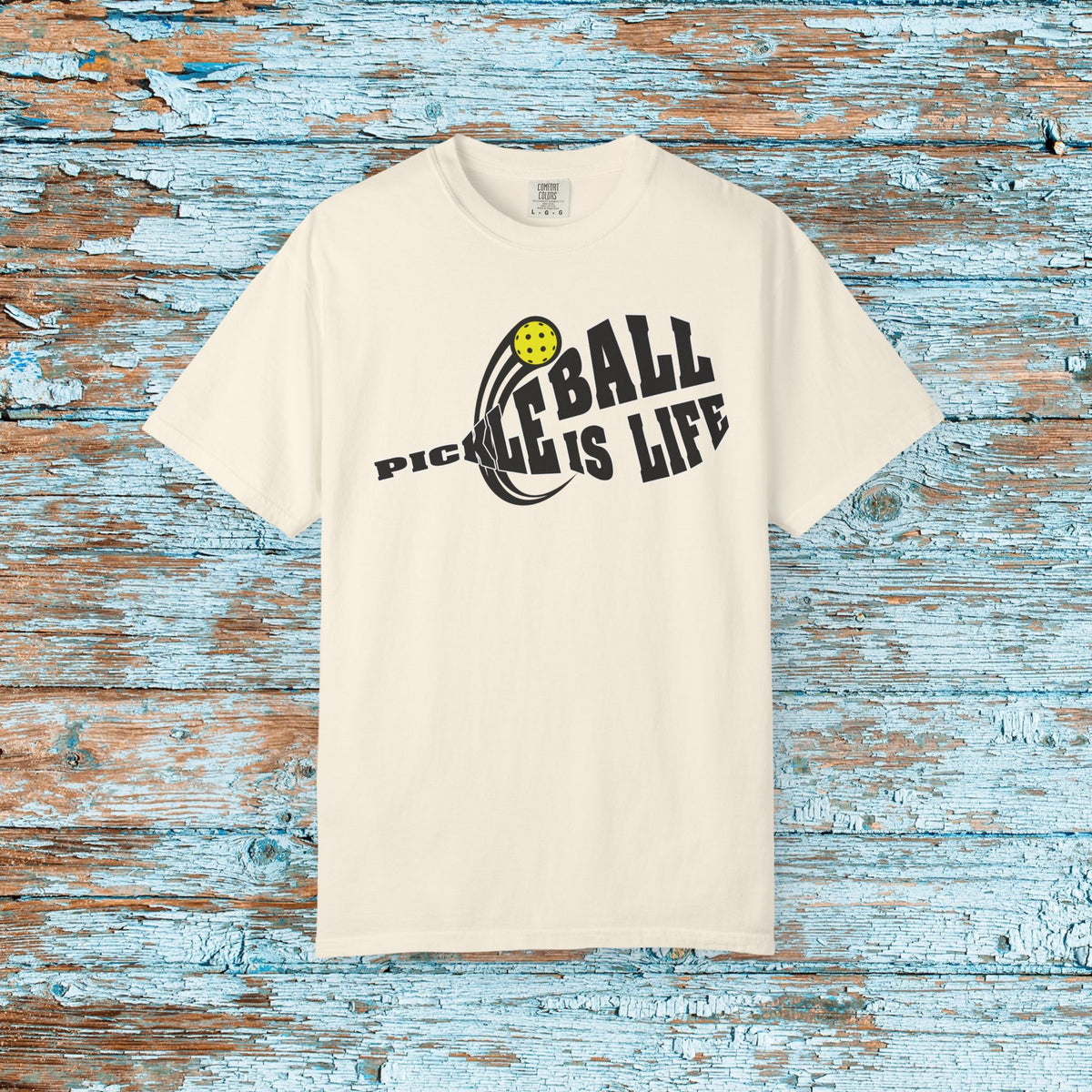 Comfort Colors Pickleball is Life Pickleball Paddle T-shirt Matching Team Shirt Gift for Mom Dad Pickleball Lover Player Gift