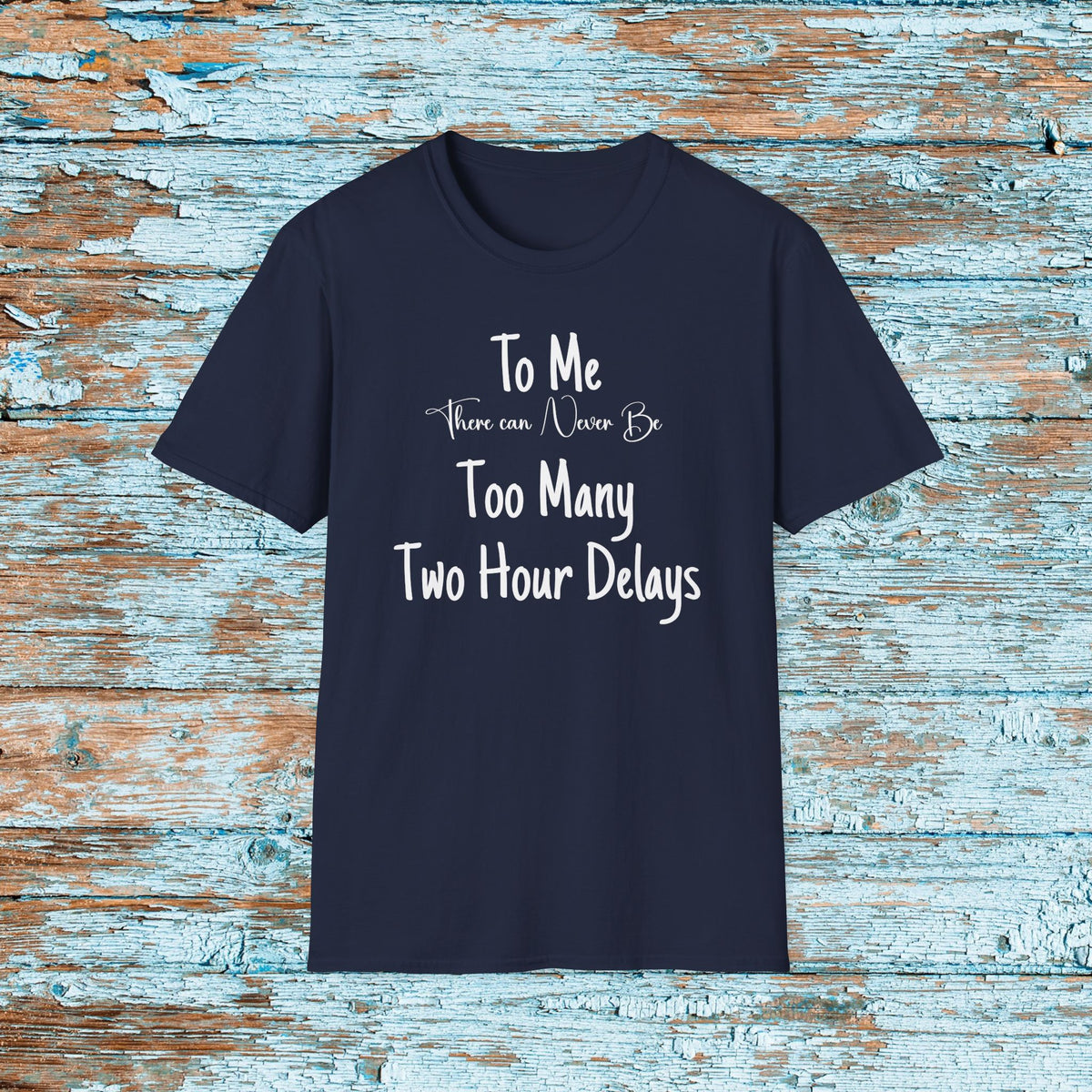 Funny Teacher Two Hour Delay Shirt, To Me There Can Never Be Too Many Two Hour Delays, Humorous Grammar TShirt, Snow Day, Matching Team