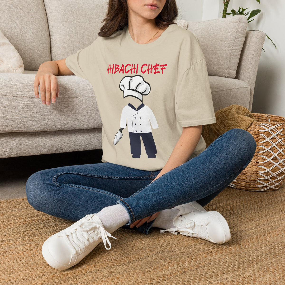 Funny Halloween Costume T-Shirt Hibachi Chef, Food Costume Top, Office Group Costume Shirt, Matching Friends Family Shirt