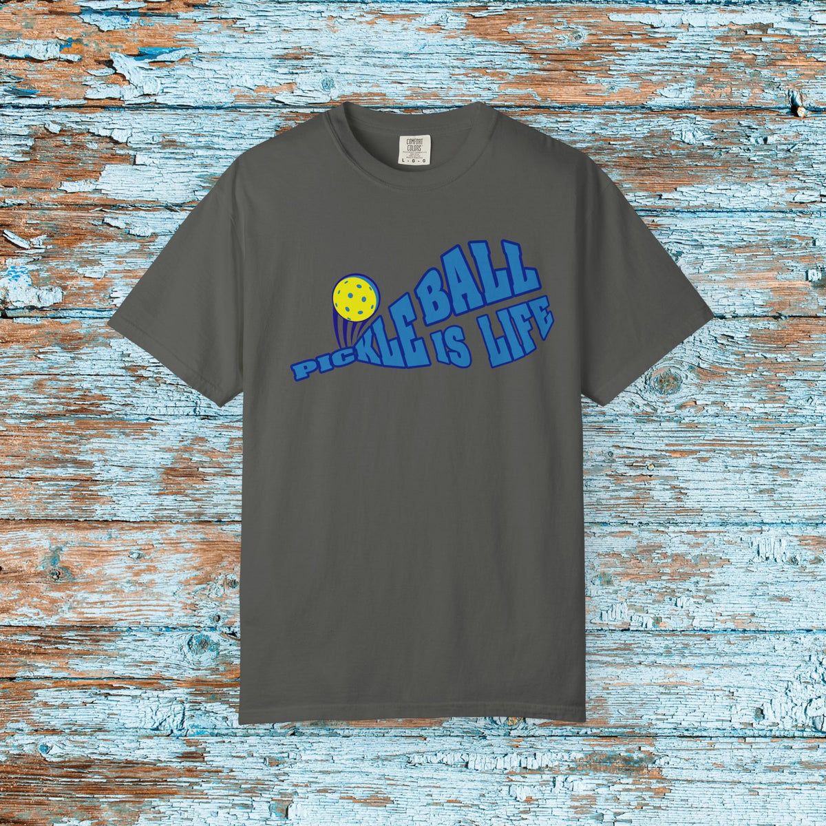 Comfort Colors Pickleball is Life Pickleball Paddle T-shirt Matching Team Shirt Gift for Mom Dad Pickleball Lover Player Gift