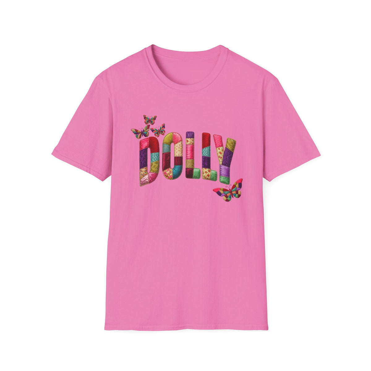 Dolly Tribute Shirt, Coat of Many Colors, Faux Quilt, Patchwork Aesthetic T-Shirt