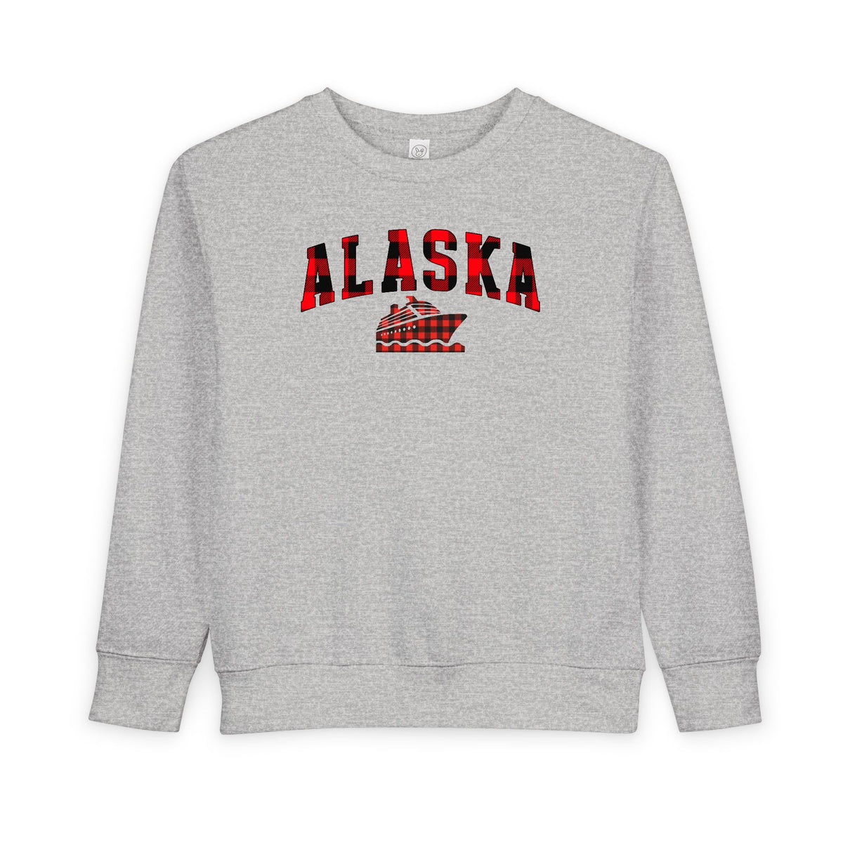 Alaska Cruise Buffalo Plaid Toddler Sweatshirt | Matching Family Shirt, Family Vacation