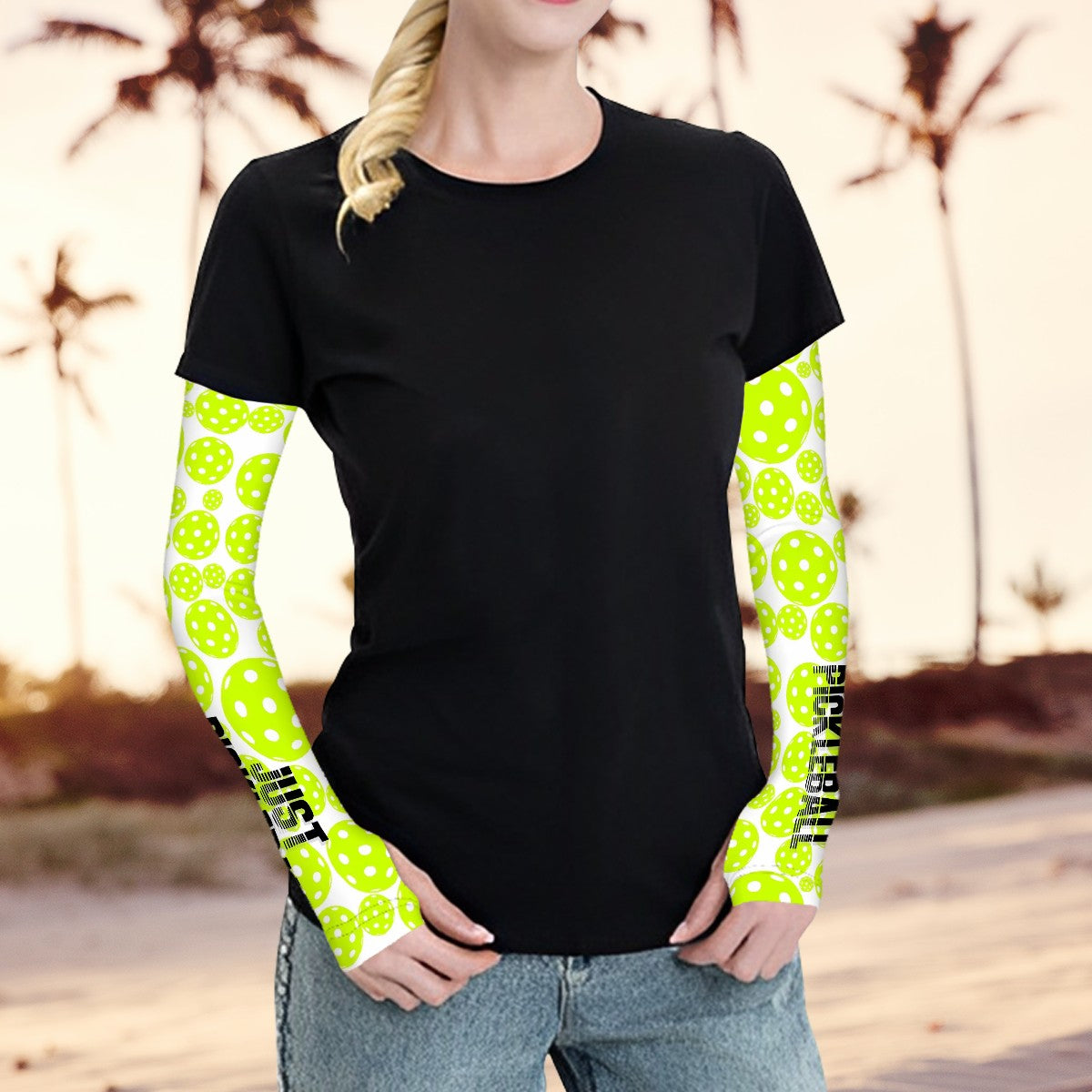 Sunscreen Cooling Arm Sleeves for Adults pickleball socks pickleball socks9