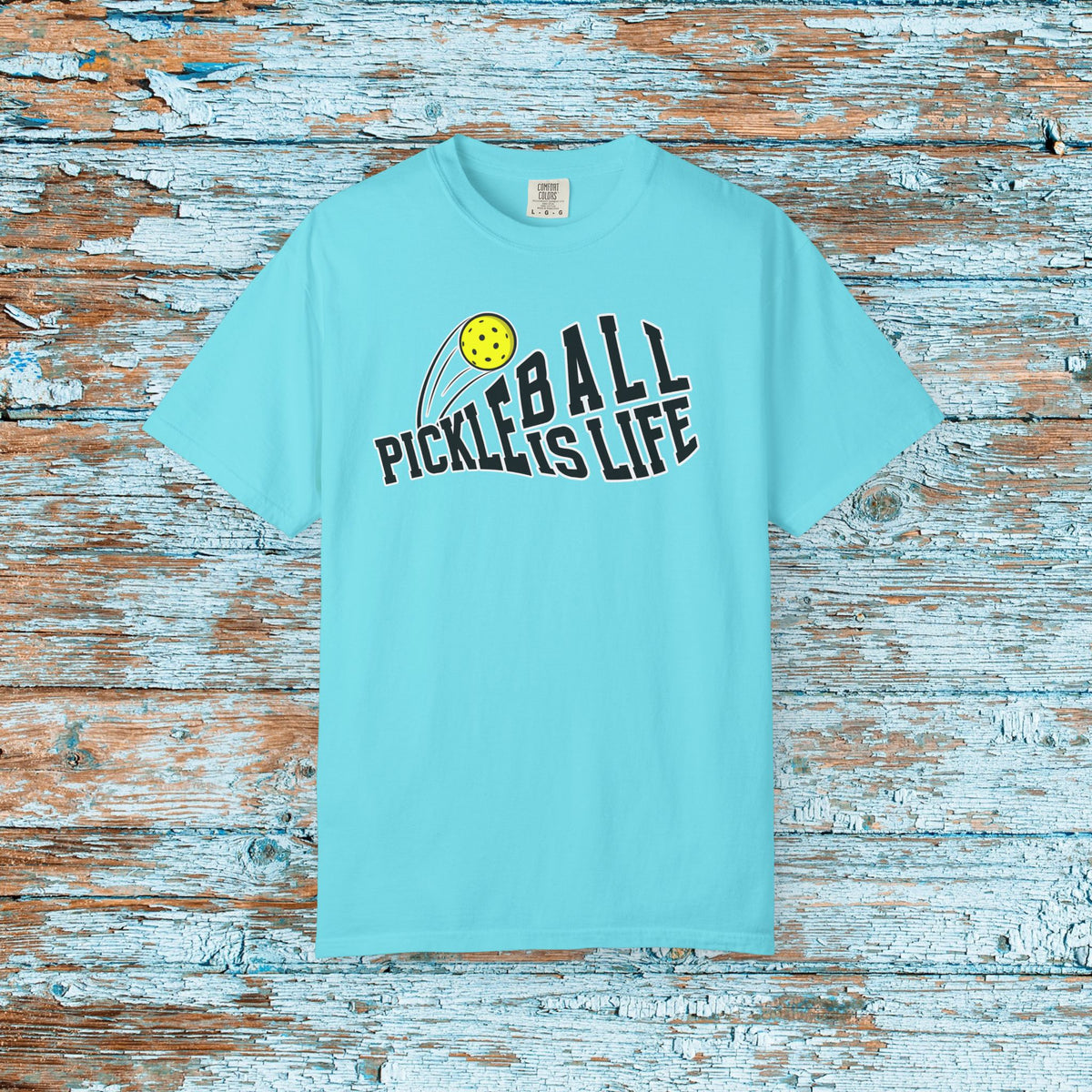 Comfort Colors Pickleball is Life Pickleball Paddle T-shirt Matching Team Shirt Gift for Mom Dad Pickleball Lover Player Gift