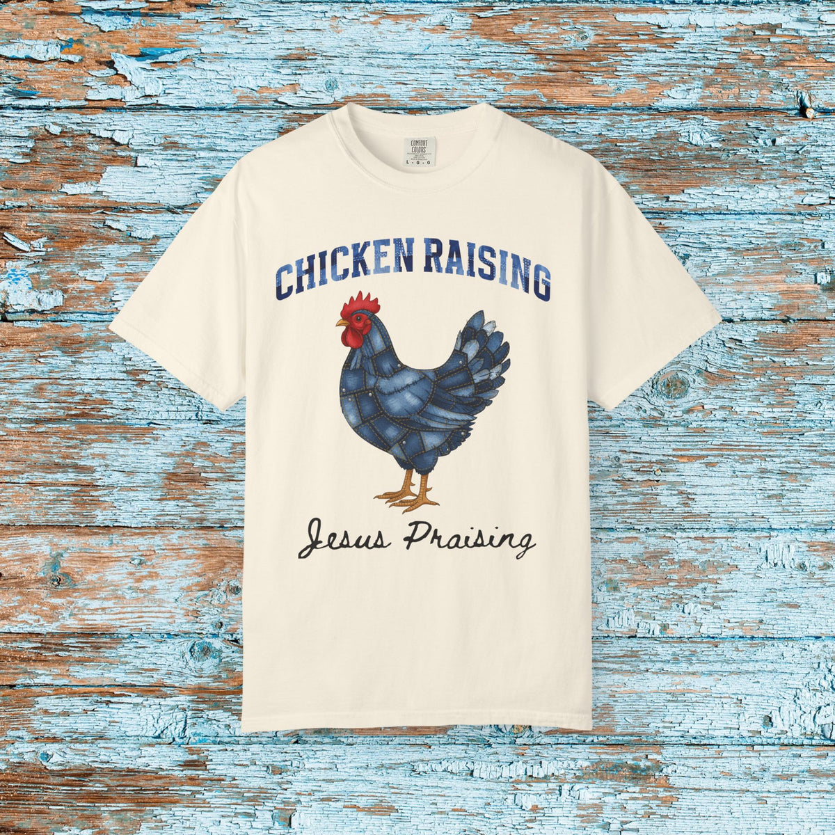 Comfort Colors Chicken Shirt, Cute Christian Shirt For Women,Jesus Shirt,Christian Gift, Christian Christmas Shirt,Love and Grace Shirt