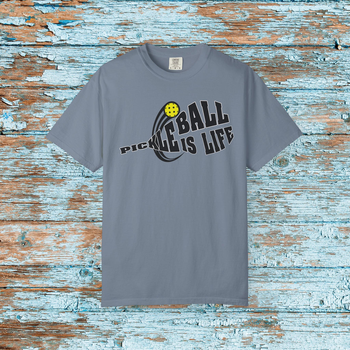 Comfort Colors Pickleball is Life Pickleball Paddle T-shirt Matching Team Shirt Gift for Mom Dad Pickleball Lover Player Gift