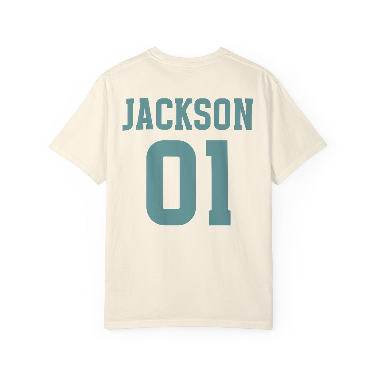 Custom Teacher Team T-shirt | Garment-Dyed School Spirit Tee, Custom Grade and School, Personalized Name & Number