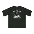 Funny Cat Dad Gamer Card Club Moisture Wicking Unisex Zone Performance T-shirt Gift for Boyfriend, Husband, Dad, Trading Card Game Shirt