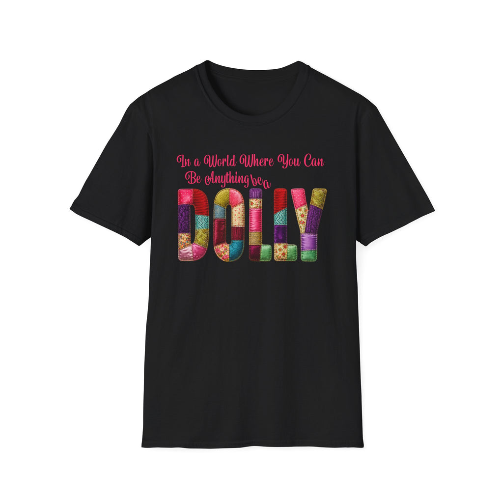 Dolly Tribute Shirt, Coat of Many Colors, Faux Quilt, Patchwork Aesthetic, Remember Dolly T-Shirt