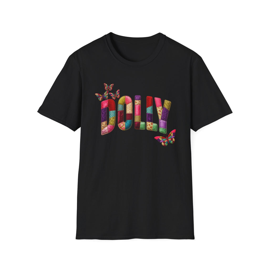 Dolly Tribute Shirt, Coat of Many Colors, Faux Quilt, Patchwork Aesthetic T-Shirt