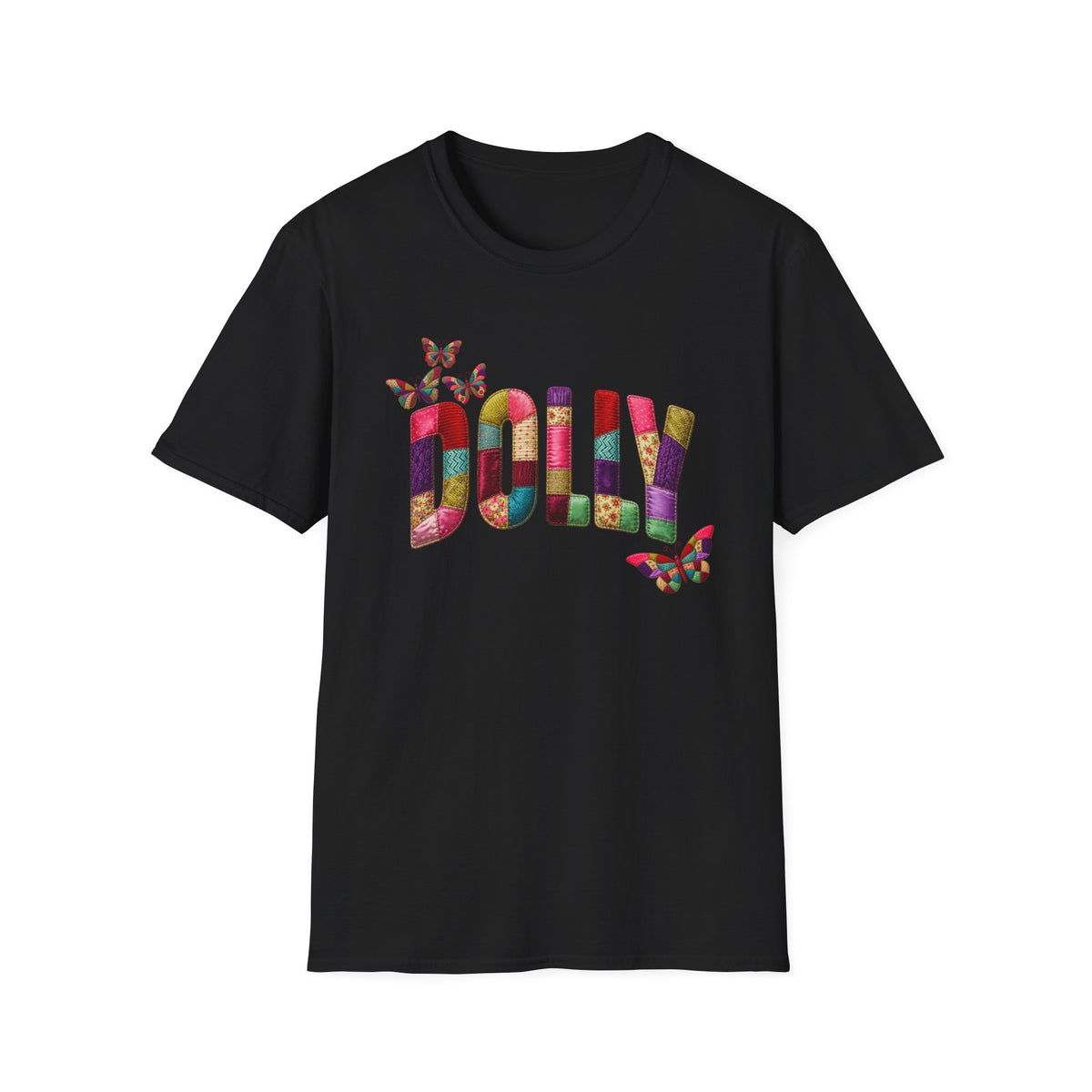 Dolly Tribute Shirt, Coat of Many Colors, Faux Quilt, Patchwork Aesthetic T-Shirt