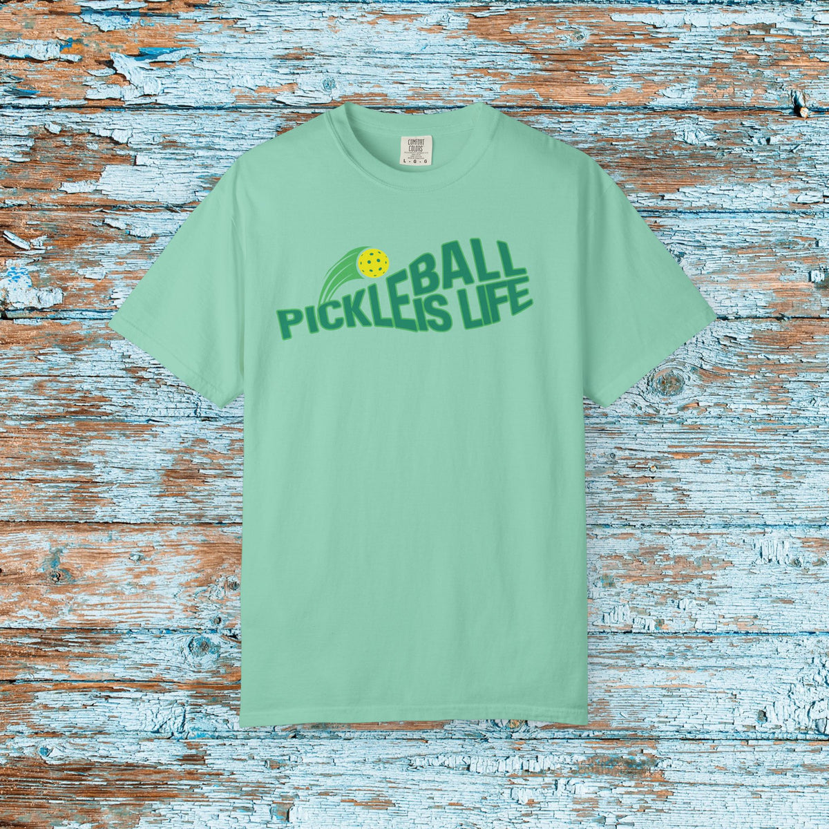 Comfort Colors Pickleball is Life Pickleball Paddle T-shirt Matching Team Shirt Gift for Mom Dad Pickleball Lover Player Gift