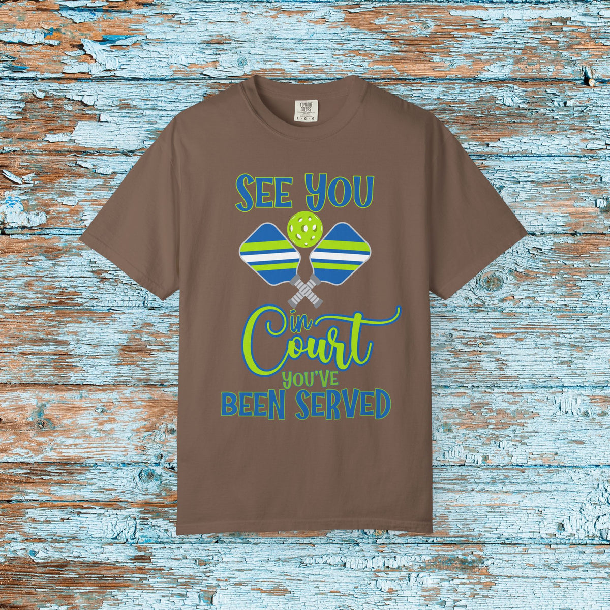 Pickleball Funny Comfort Colors Shirt See You in Court Pickleball Shirt for Her Him Gift for Mom Dad Team Shirt Pickleball Lover Player Gift