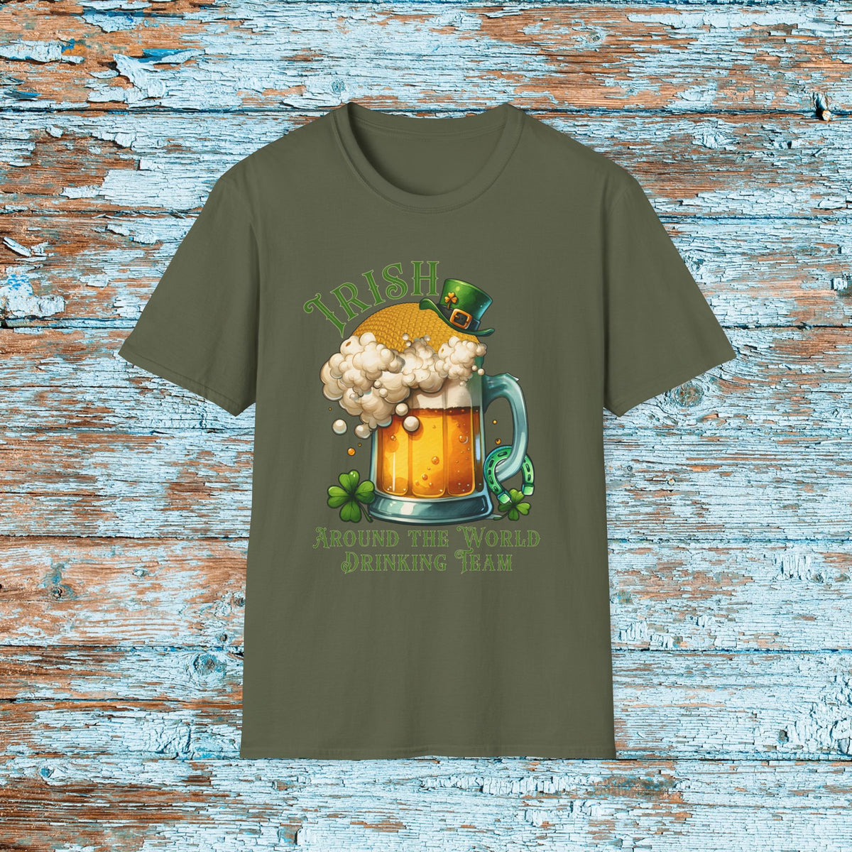 St. Patrick's Day EPCOT Drink Around The World  T-Shirt, Irish Drinking Club, Shamrock Shirt, Pinch Proof, Fun St. Paddy's Day