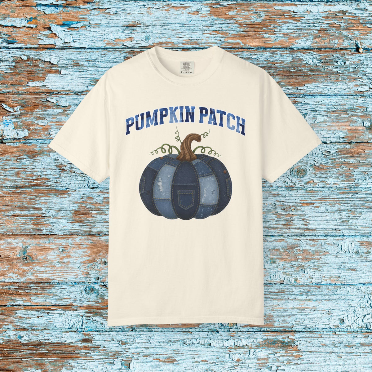 Comfort Colors Pumpkin Patch, Cute Fall Autumn Shirt For Women,Halloween Shirt,Fall Gift, Patchwork Sewing Shirt,Crafting Shirt