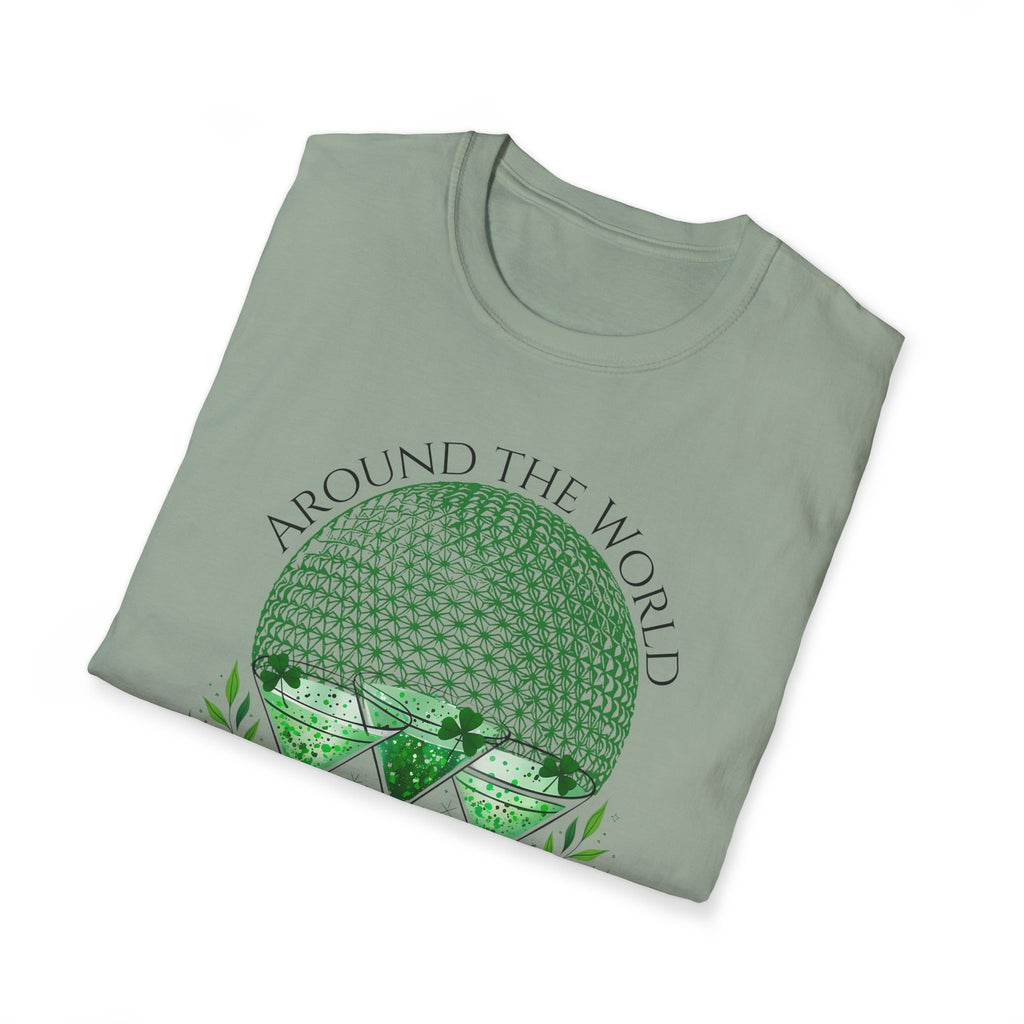 St. Patrick's Day EPCOT Drink Around The World  T-Shirt, Cocktail Club, Shamrock Shirt, Pinch Proof, Fun St. Paddy's Day