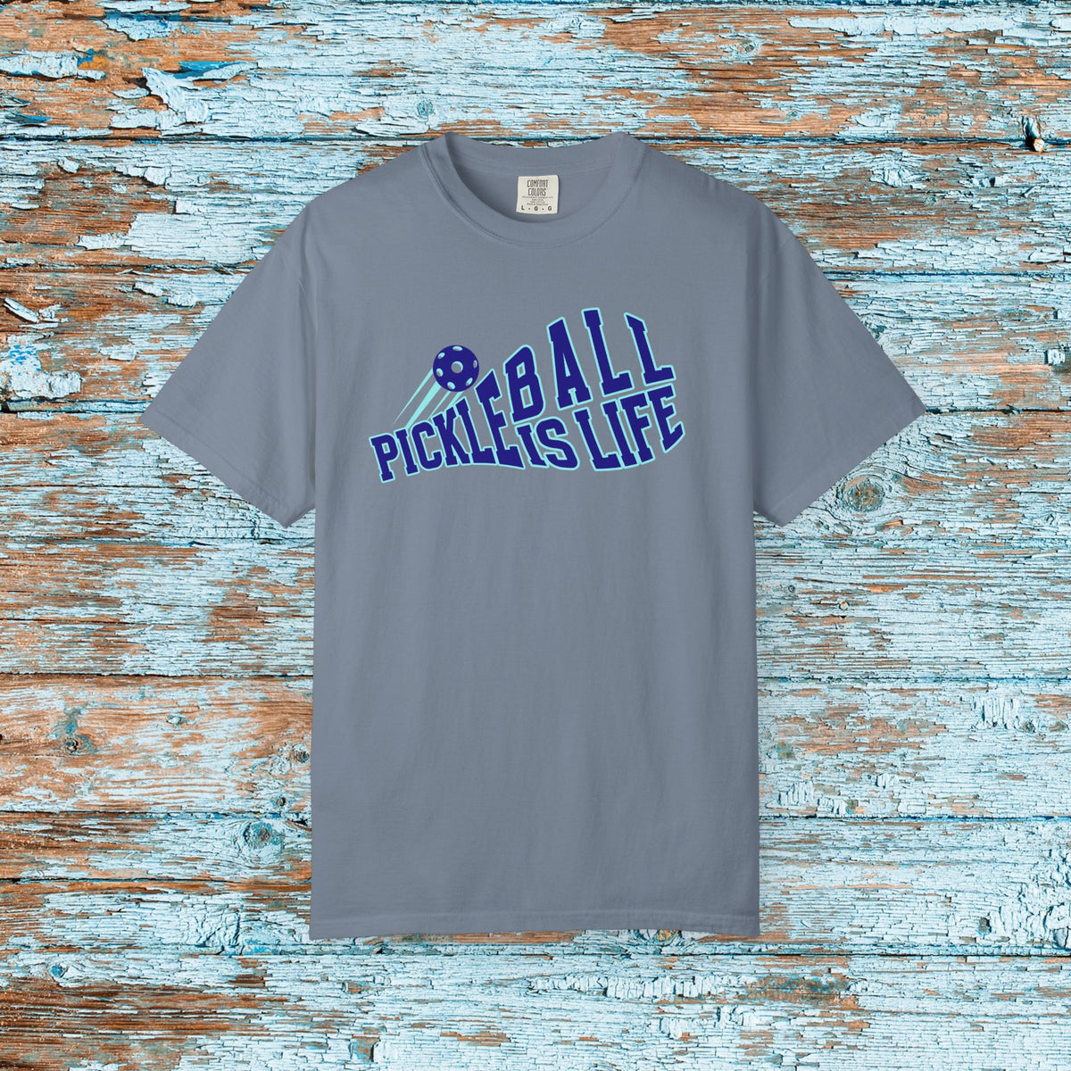 Comfort Colors Pickleball is Life Pickleball Paddle T-shirt Matching Team Shirt Gift for Mom Dad Pickleball Lover Player Gift