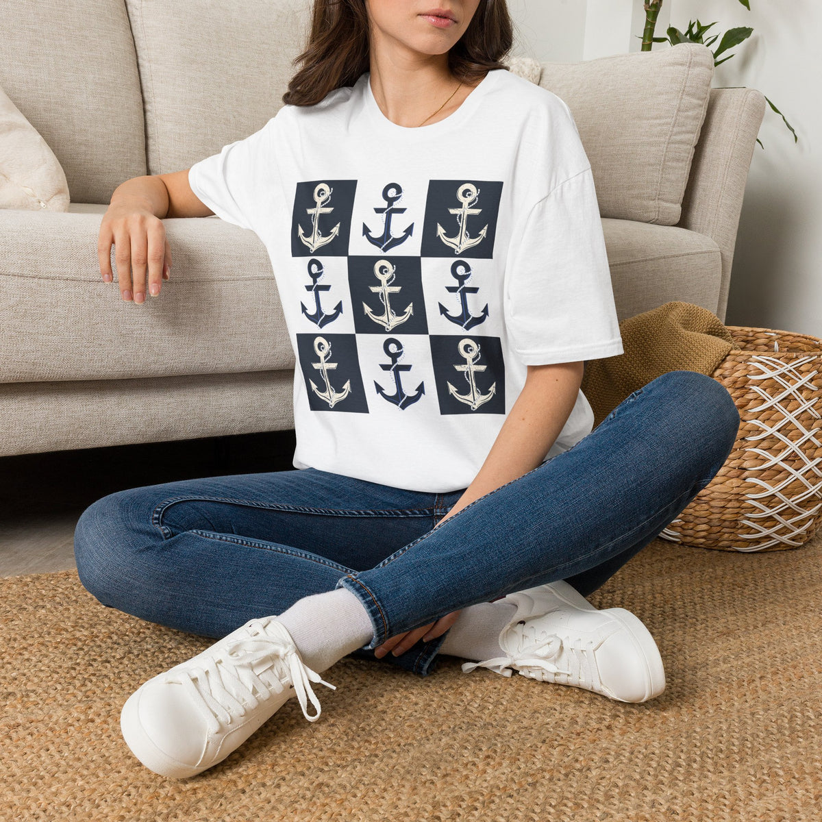 Anchor checkerboard Shirt