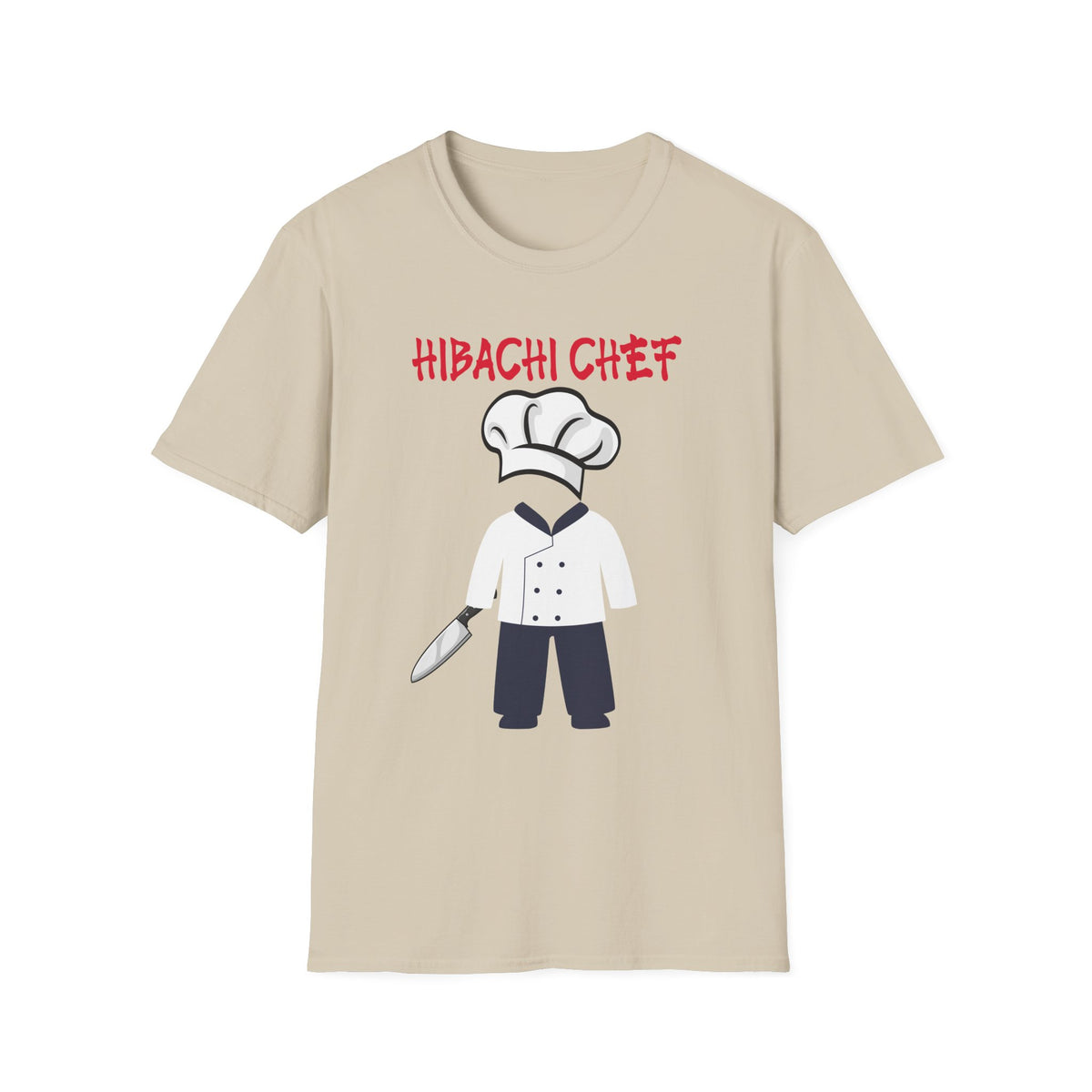 Funny Halloween Costume T-Shirt Hibachi Chef, Food Costume Top, Office Group Costume Shirt, Matching Friends Family Shirt