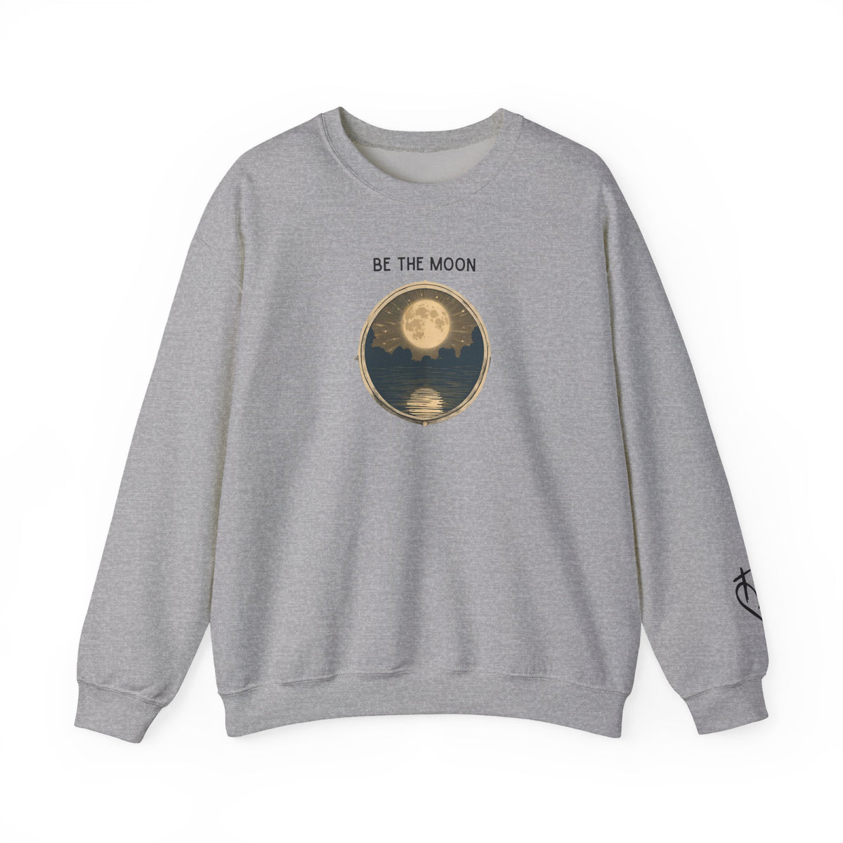 Be the Moon Reflect the Sun Christian Jesus Unisex Heavy Blend™ Crewneck Sweatshirt