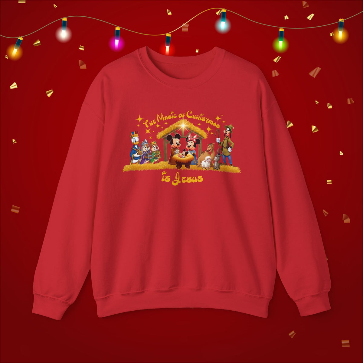 Jesus Mickey Magic Family Matching Shirts Greatest Gift of all Nativity Shirt Christian Christmas Shirt Religious Shirt Bible Verse Shirt