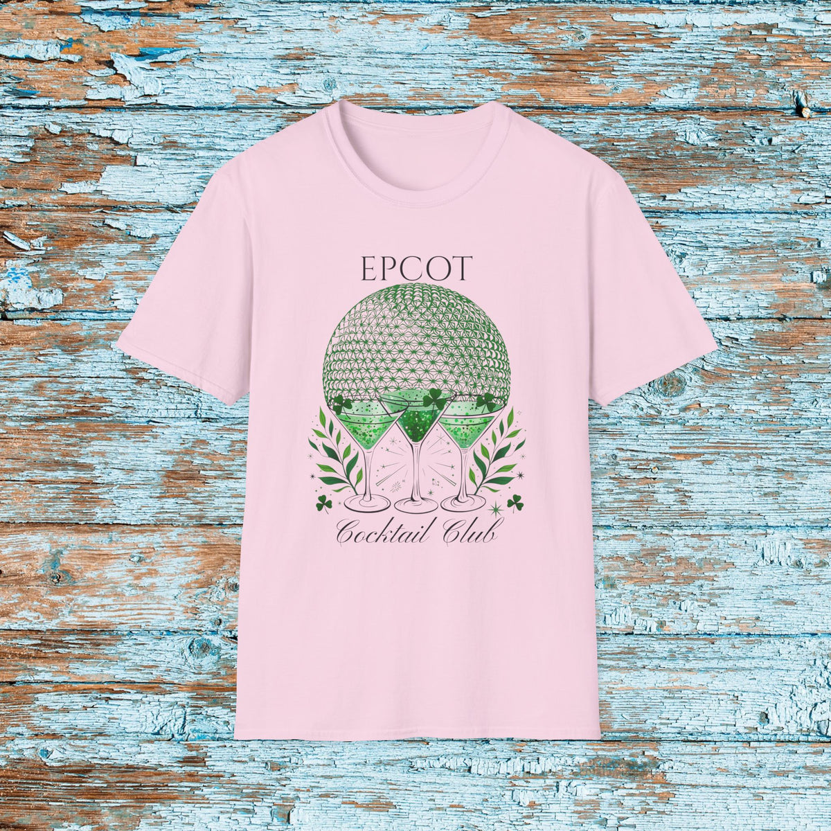 St. Patrick's Day EPCOT Drink Around The World  T-Shirt, Cocktail Club, Shamrock Shirt, Pinch Proof, Fun St. Paddy's Day