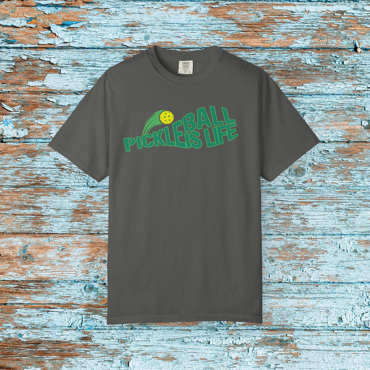 Comfort Colors Pickleball is Life Pickleball Paddle T-shirt Matching Team Shirt Gift for Mom Dad Pickleball Lover Player Gift