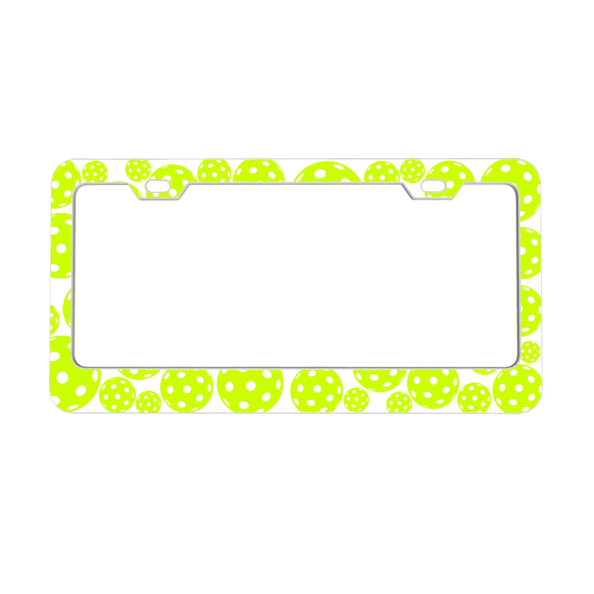Flat Hole License Plate Frames 2pcs pickleball socks