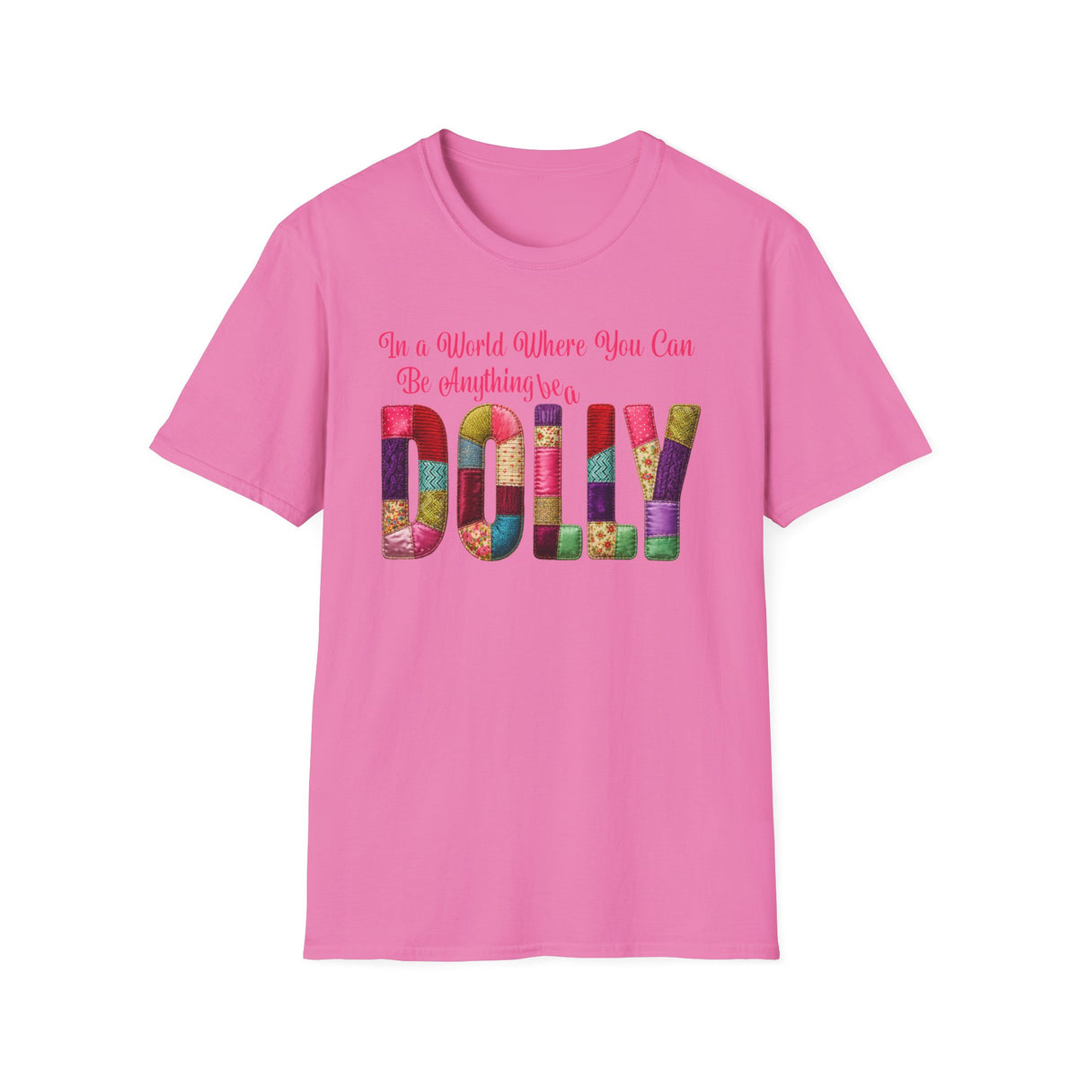 Dolly Tribute Shirt, Coat of Many Colors, Faux Quilt, Patchwork Aesthetic, Remember Dolly T-Shirt