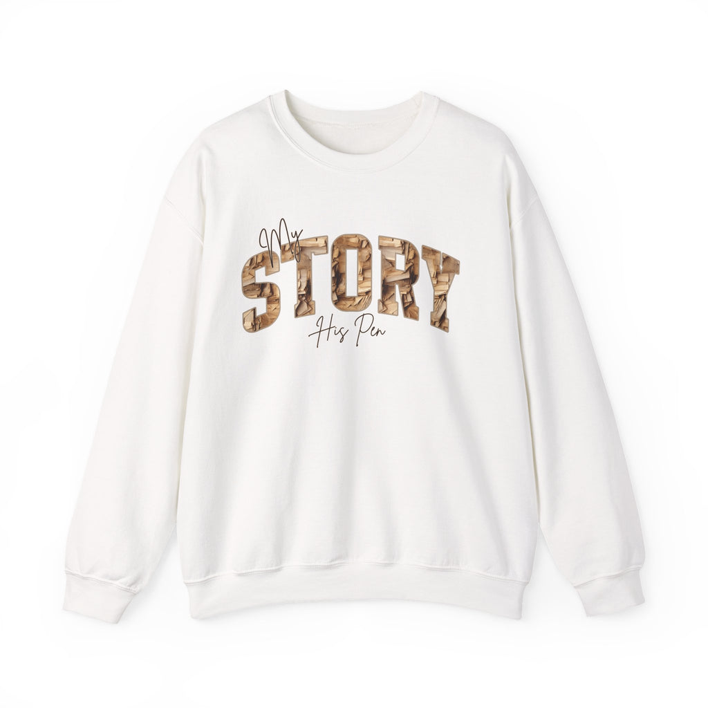 Christian Crewneck Sweatshirt, Jesus Shirt, God and Jesus Lover, Small Group Shirt. Church Sweater, Witness for Christ, His Pen, Pages Paper