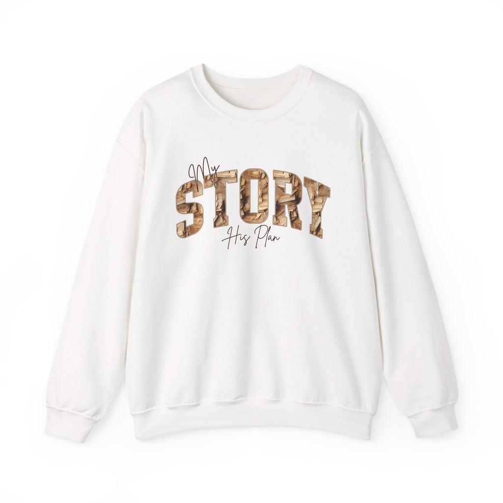 Christian Crewneck Sweatshirt, Jesus Shirt, God and Jesus Lover, Small Group Shirt. Church Sweater, Witness for Christ, His Plan, Page Paper