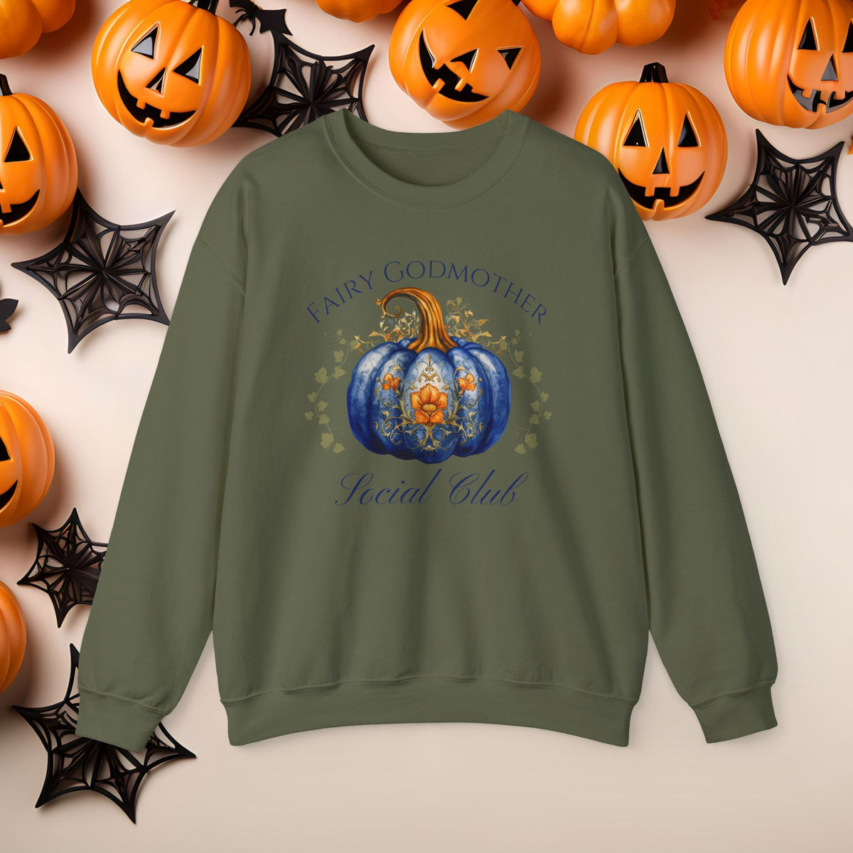 Funny Halloween Witch Hat Coquette Bow Ride the Broom Crewneck Cute Fall Fun Spooky Pumpkin Cozy Season Sweatshirt