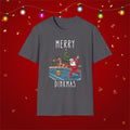 Christmas Pickleball Funny Santa Merry Dinkmas Unisex Softstyle T-Shirt Team Shirt for Mom Grandma Dad Favorite Player Gift Xmas Gift