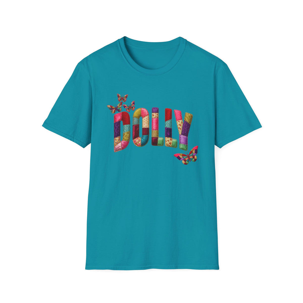 Dolly Tribute Shirt, Coat of Many Colors, Faux Quilt, Patchwork Aesthetic T-Shirt