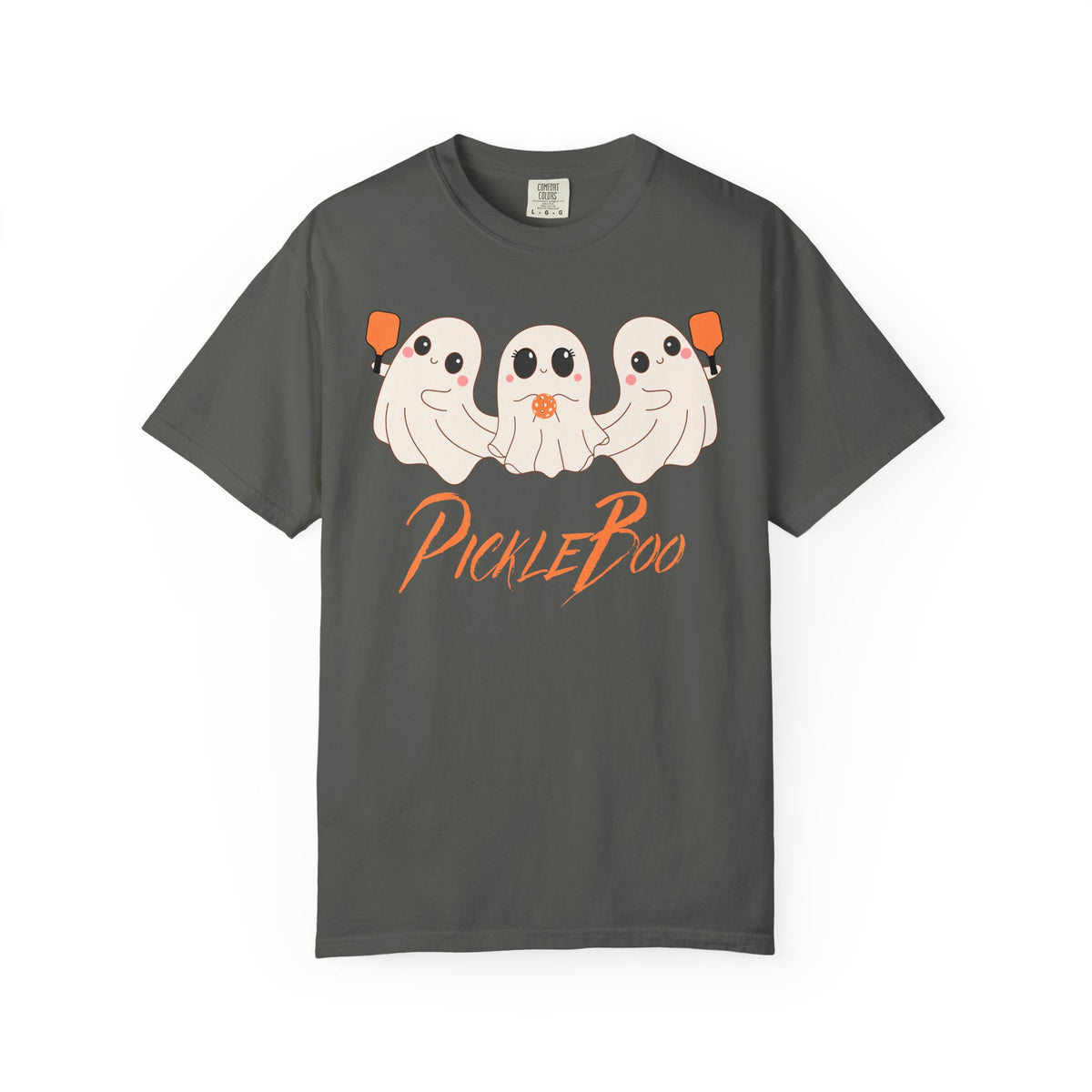 Pickleball Comfort Colors Halloween Ghost Shirt Cute Ghosts Playing Pickleball Boo Trick or Treat Fall Shirt for Pickleball Player