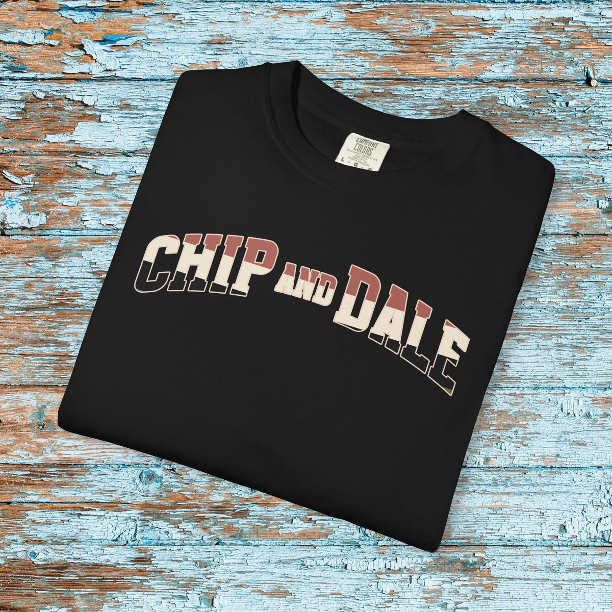 Comfort Colors Chip and Dale Mickey Shirt College Font Magical Matching Family Theme Park Kingdom Vacation Shirt