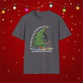 Funny Cat Christmas Shirt What? Christmas Tree Knocked Over Tee Cute Holiday Cat Lover T-Shirt Humorous Xmas Gift for Pet Owners, Soft Style