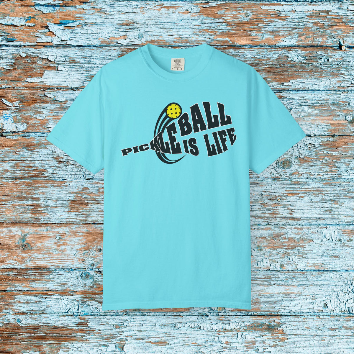 Comfort Colors Pickleball is Life Pickleball Paddle T-shirt Matching Team Shirt Gift for Mom Dad Pickleball Lover Player Gift