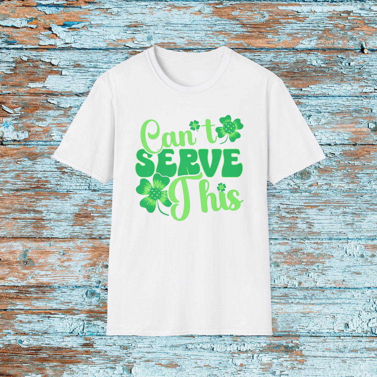 St Patricks Day Shirt, Can't Serve This Pickleball Shirt, Funny Pickleball T Shirt, Pickleball Tee, Leprechaun Pickleball Gift, Player Shirt