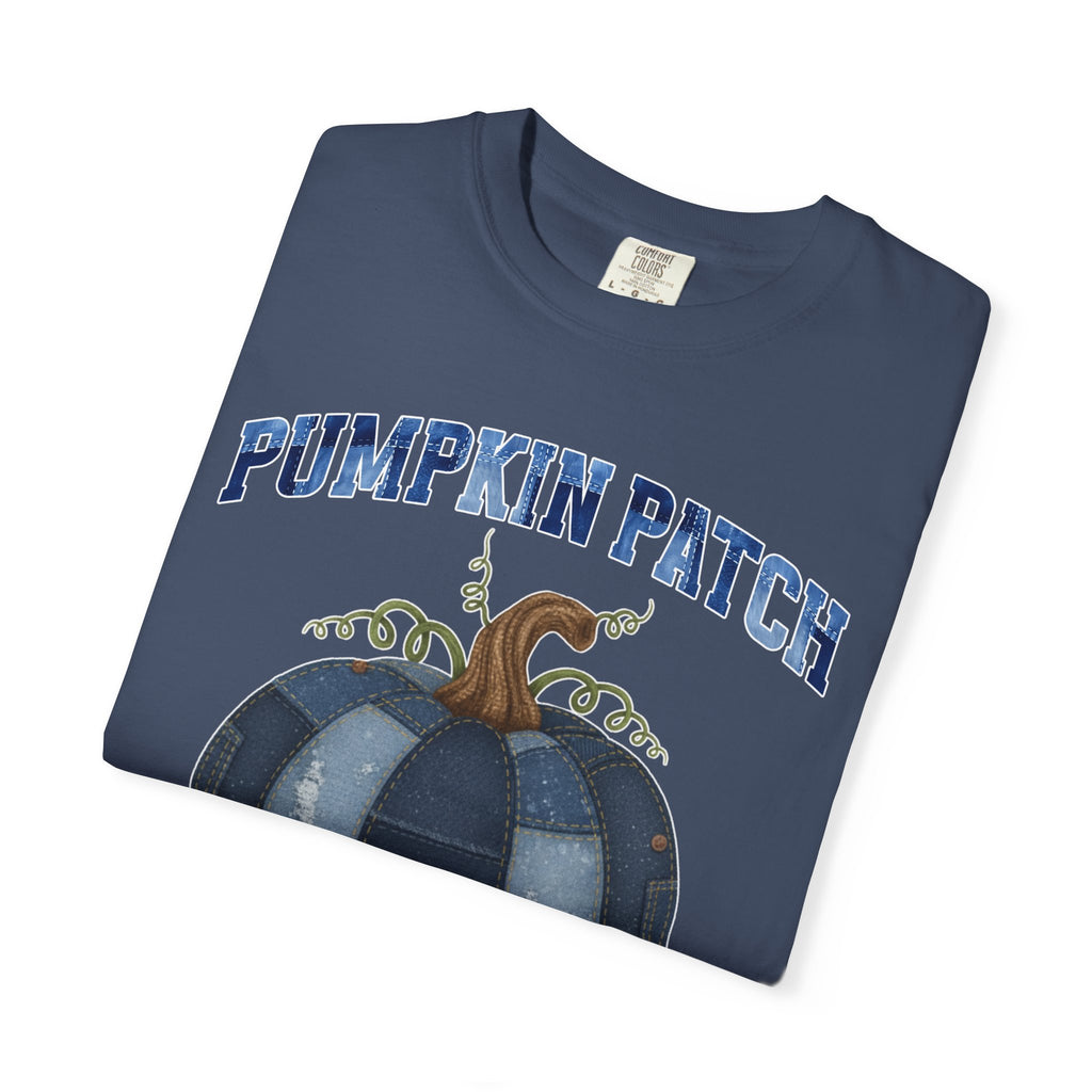 Comfort Colors Pumpkin Patch, Cute Fall Autumn Shirt For Women,Halloween Shirt,Fall Gift, Patchwork Sewing Shirt,Crafting Shirt