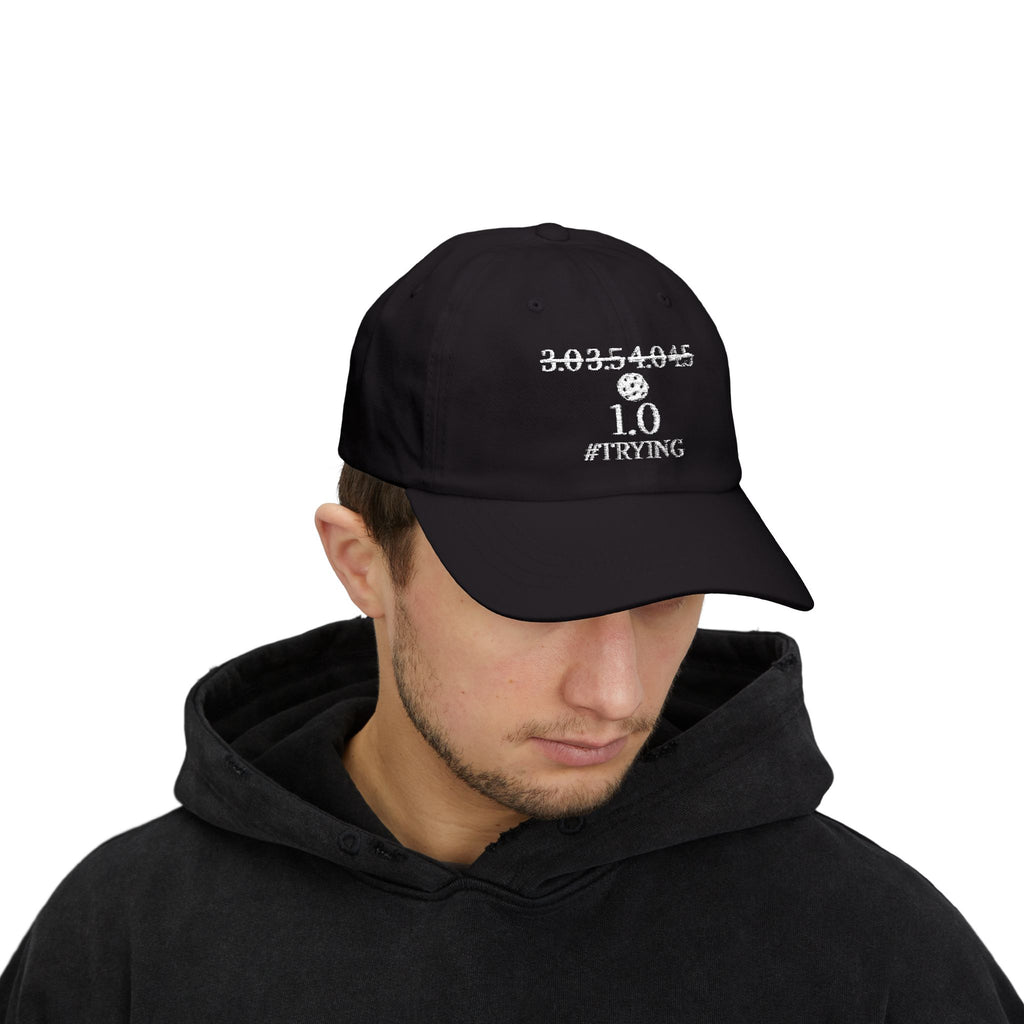 Funny Pickleball Embroidery Hat, Humorous Skill Grade, Classic Dad Cap, Learning Pickleball Sport Hat