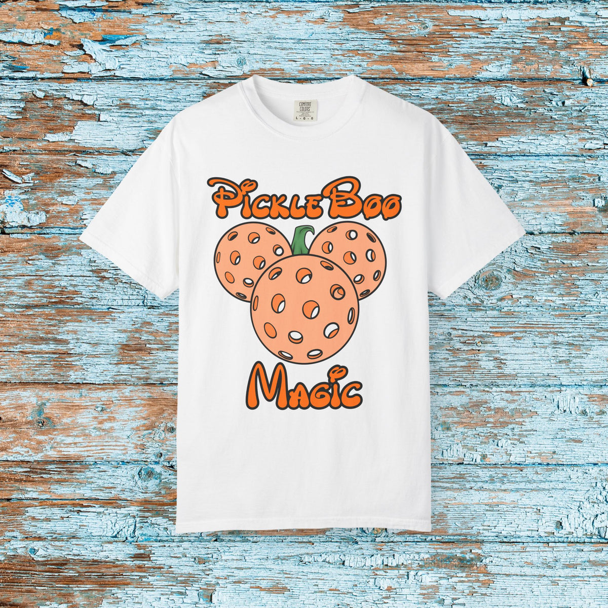 Comfort Colors Halloween Mickey Pickleboo Pickleball Magic Theme Park Lover Pickleball Player Team Shirt Gift for  Her Mom Player