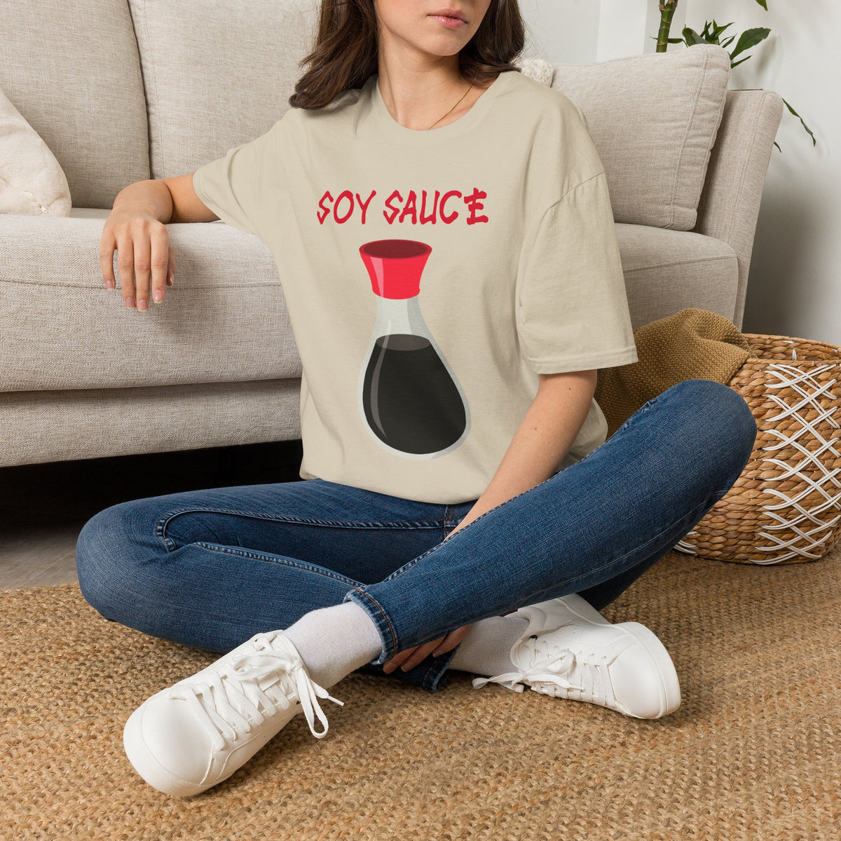 Funny Halloween Costume T-Shirt Soy Sauce,  Food Costume Top, Office Group Costume Shirt, Matching Friends Family Shirt