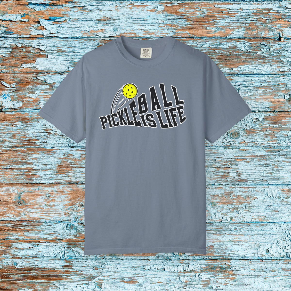 Comfort Colors Pickleball is Life Pickleball Paddle T-shirt Matching Team Shirt Gift for Mom Dad Pickleball Lover Player Gift