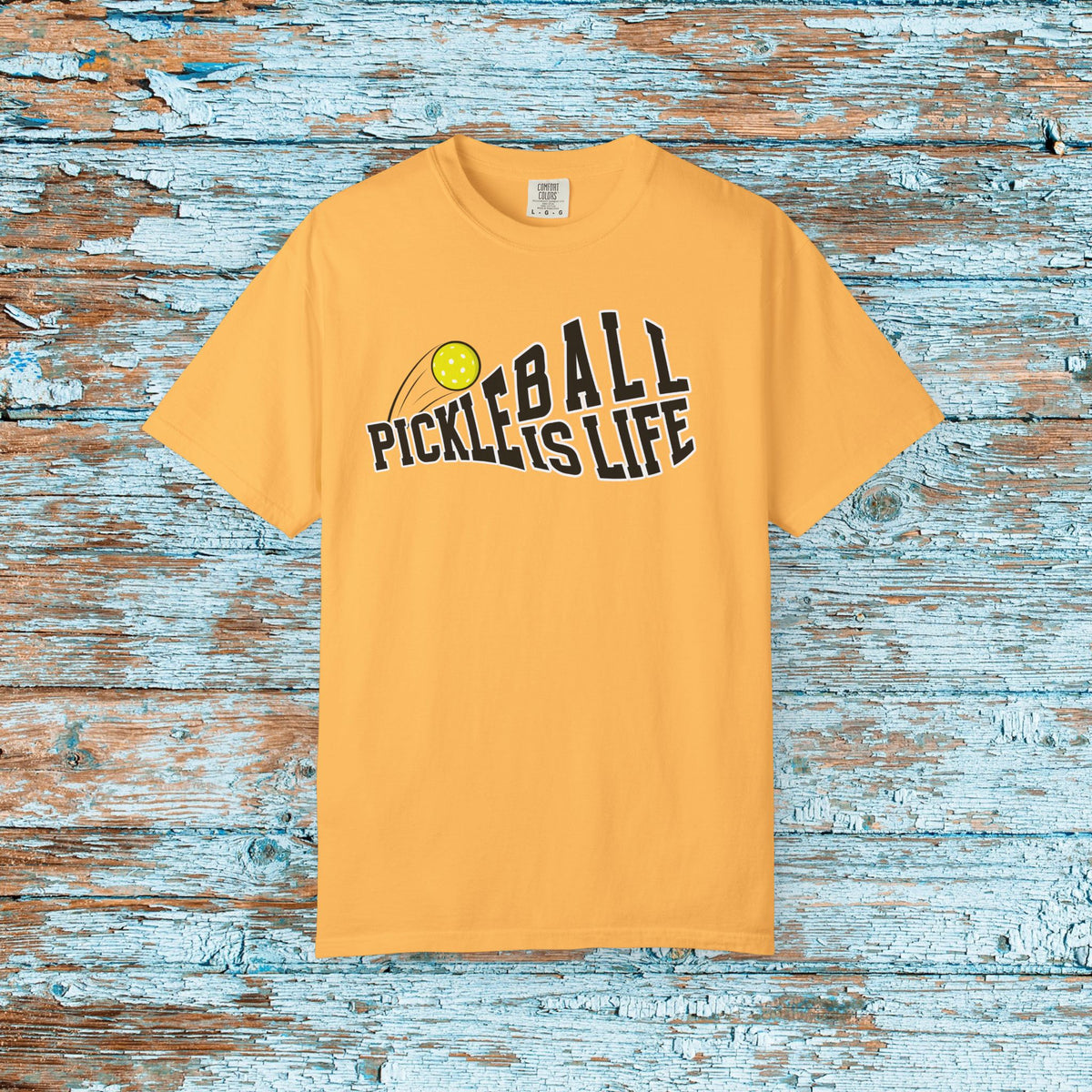 Comfort Colors Pickleball is Life Pickleball Paddle T-shirt Matching Team Shirt Gift for Mom Dad Pickleball Lover Player Gift
