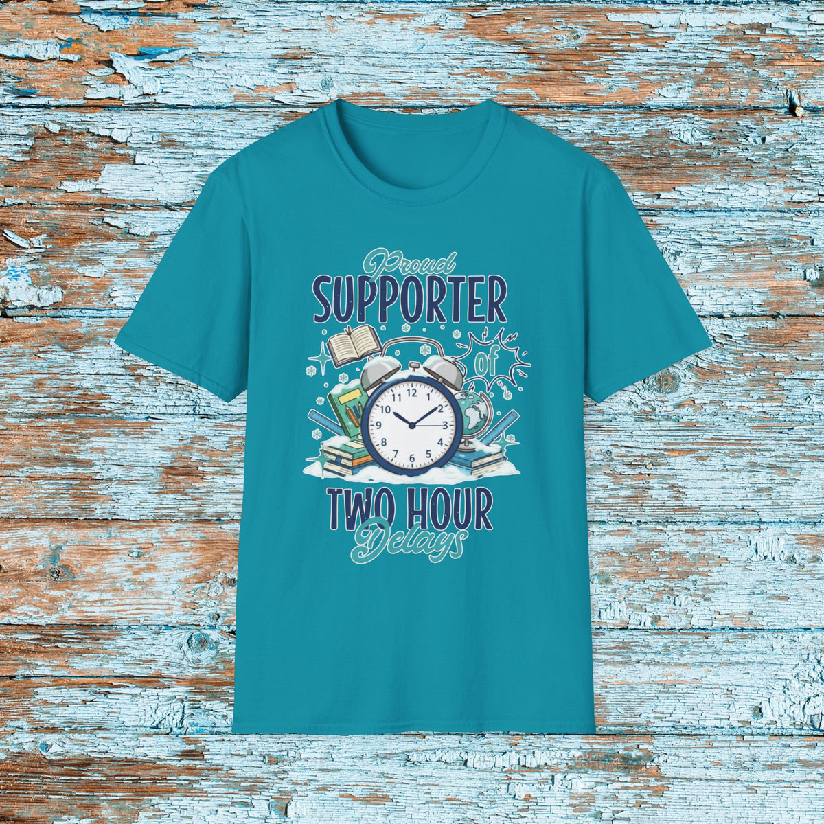 Proud Supporter of Two Hour Delays Unisex Softstyle T-Shirt