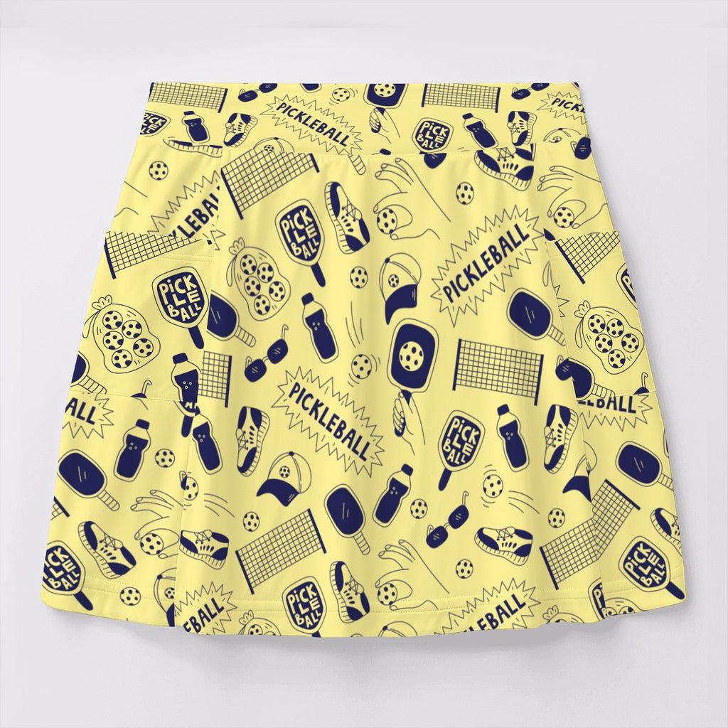 Women's Tennis Skort with Pockets 7 7 Dink in Pink (1) Dink in Pink (3) Dink in Pink (4)