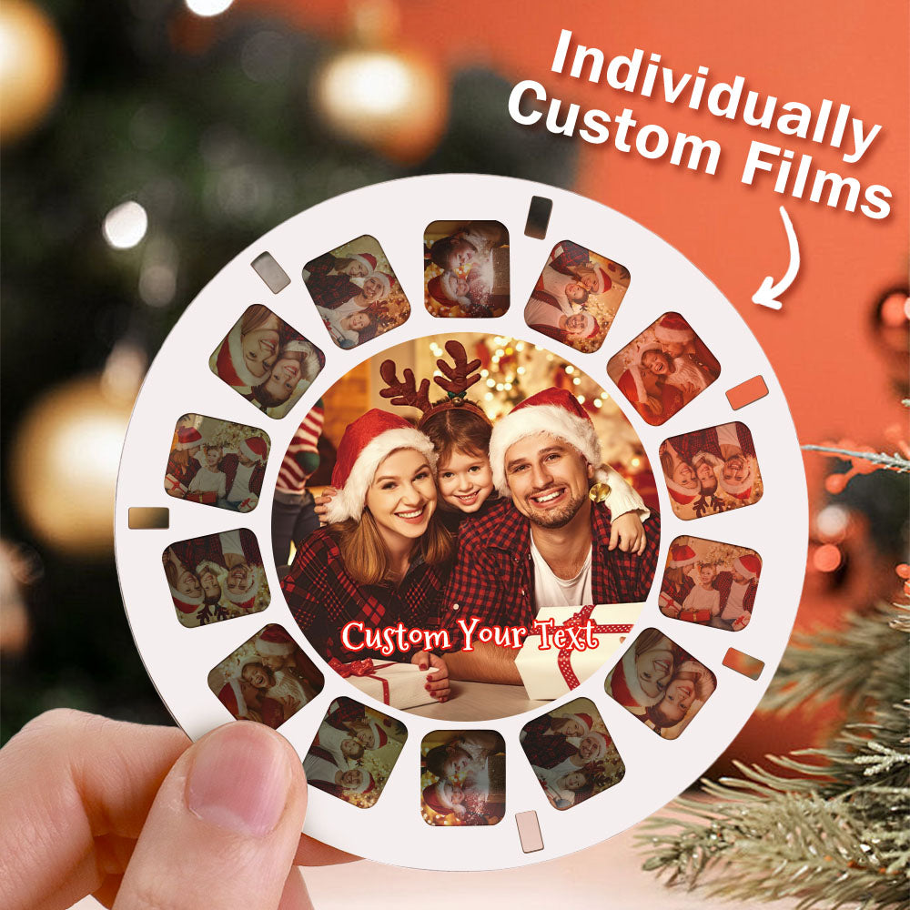 Personalized 3D Viewfinder Photo Reel Upgraded Version – Custom Engraved Insert (Reel Only)