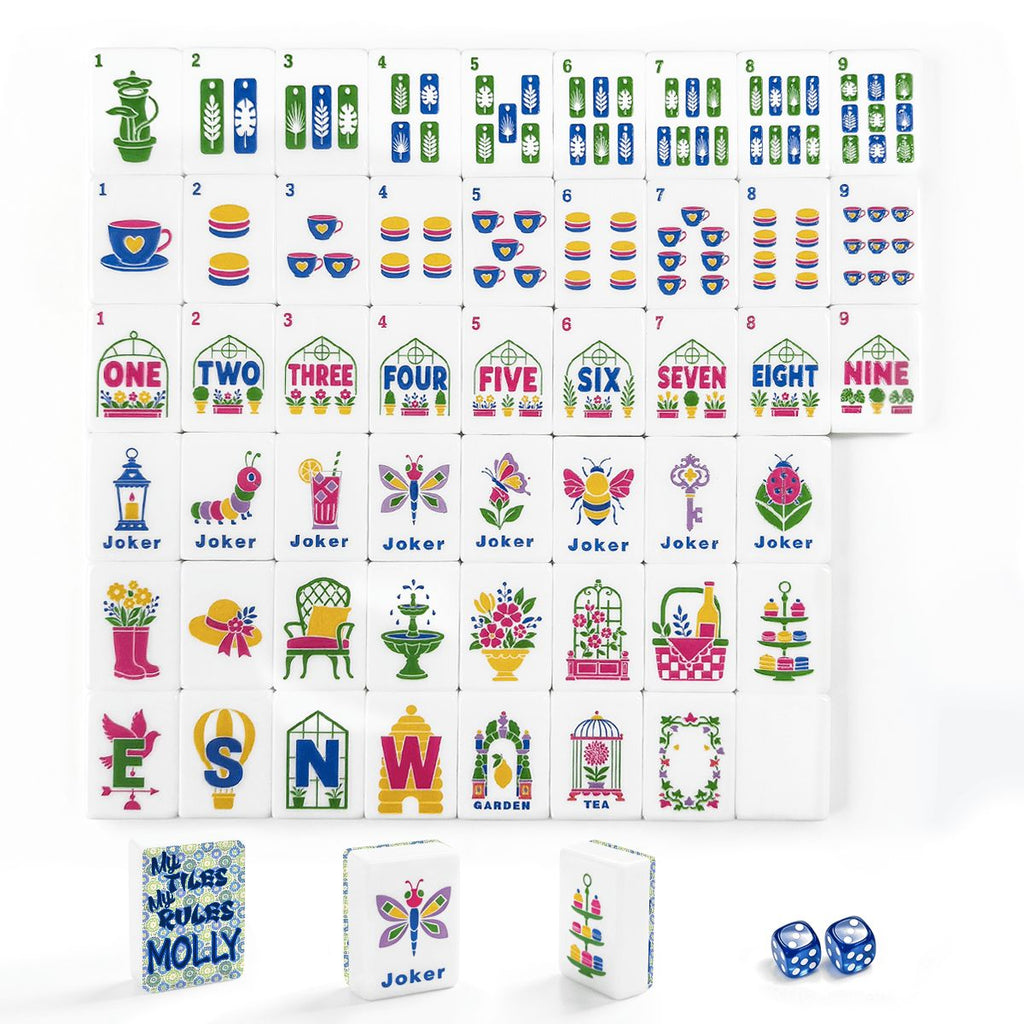 American Mahjong Tiles (Floral Garden Style) 1 Mahjong Mahjong (1)