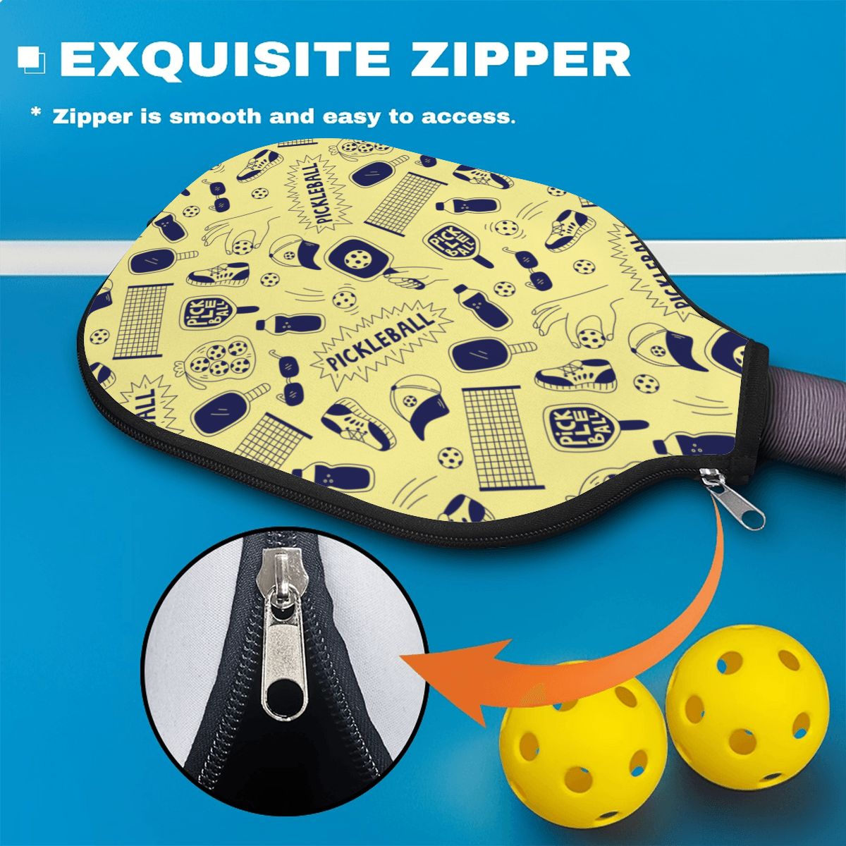 Pickleball Paddle Cover 7 Dink in Pink (4)